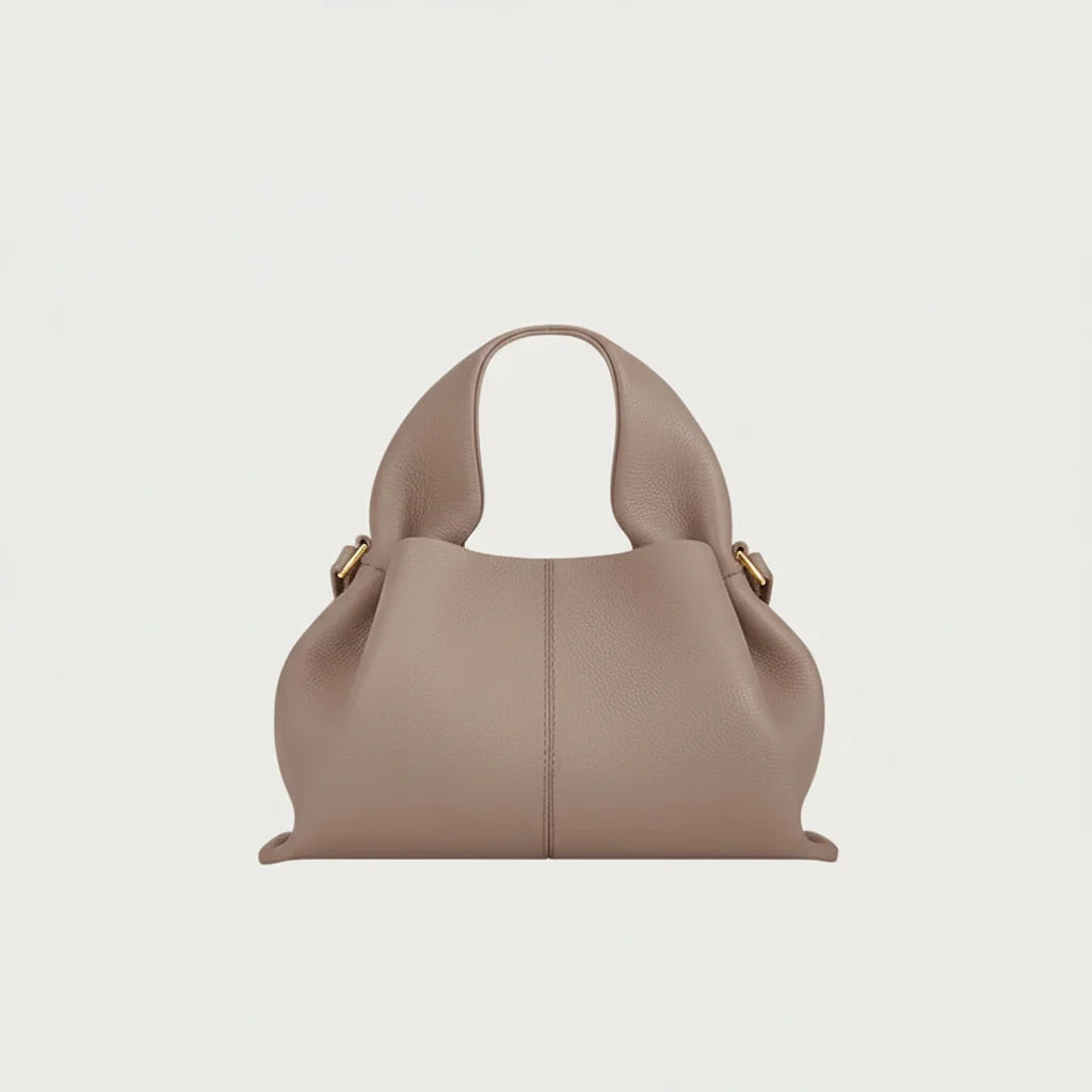 Monica | Women’s Slouchy Hobo Dumpling Bag with Sculpted Top Handle
