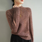 Marielle | Women's Relaxed Mock-Neck Knit Sweater
