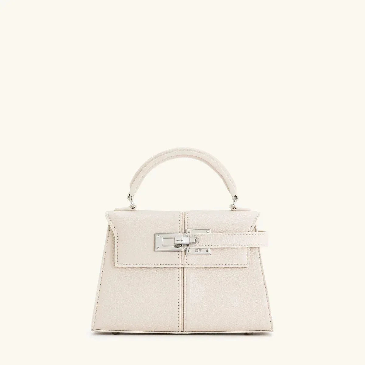 Holly | Women’s Structured Top-Handle Bag with Turn-Lock Closure