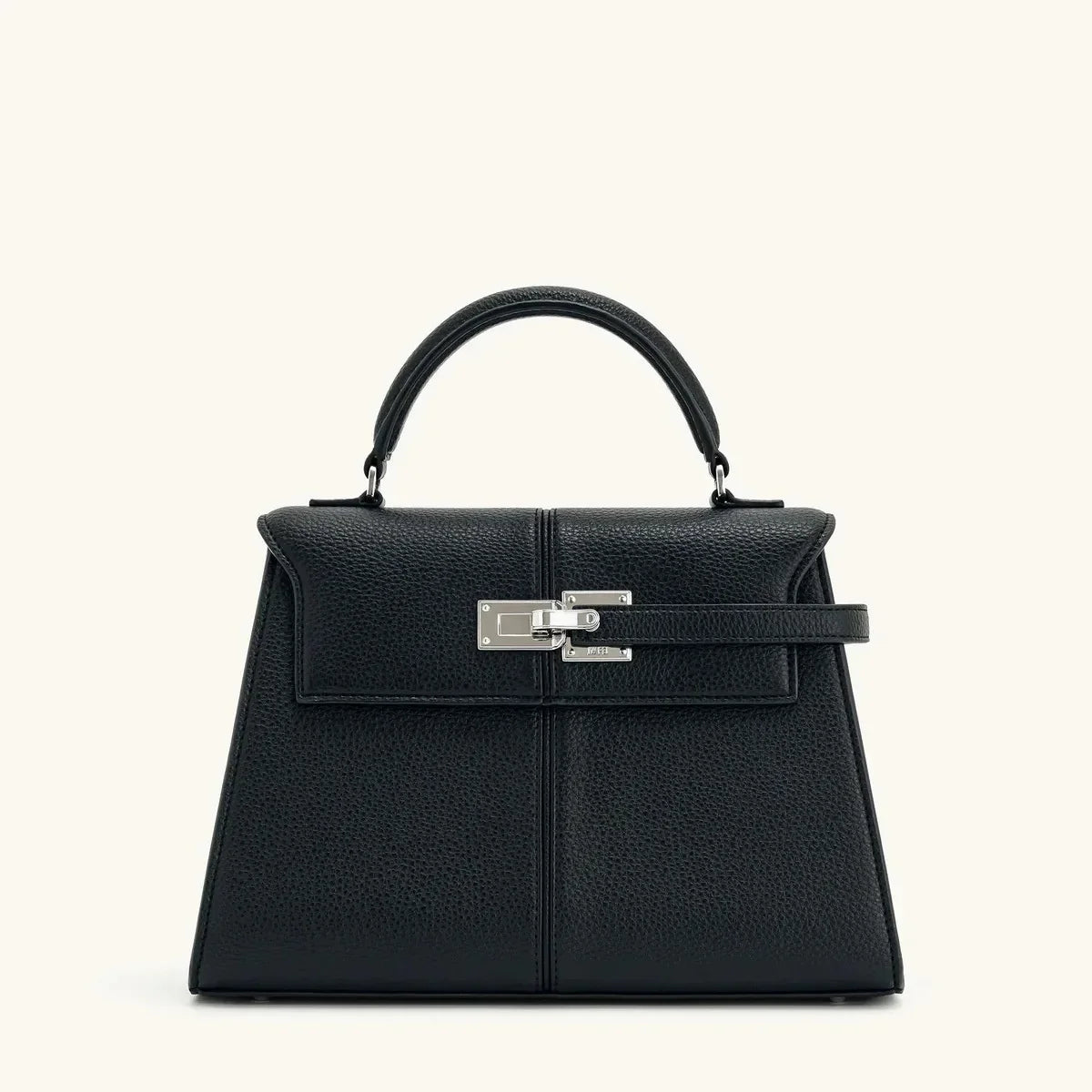 Holly | Women’s Structured Top-Handle Bag with Turn-Lock Closure