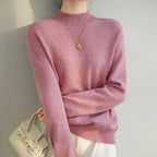 Marielle | Women's Relaxed Mock-Neck Knit Sweater
