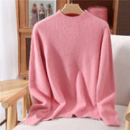 Penelope | Women's Relaxed Fine-Knit Mock-Neck Sweater
