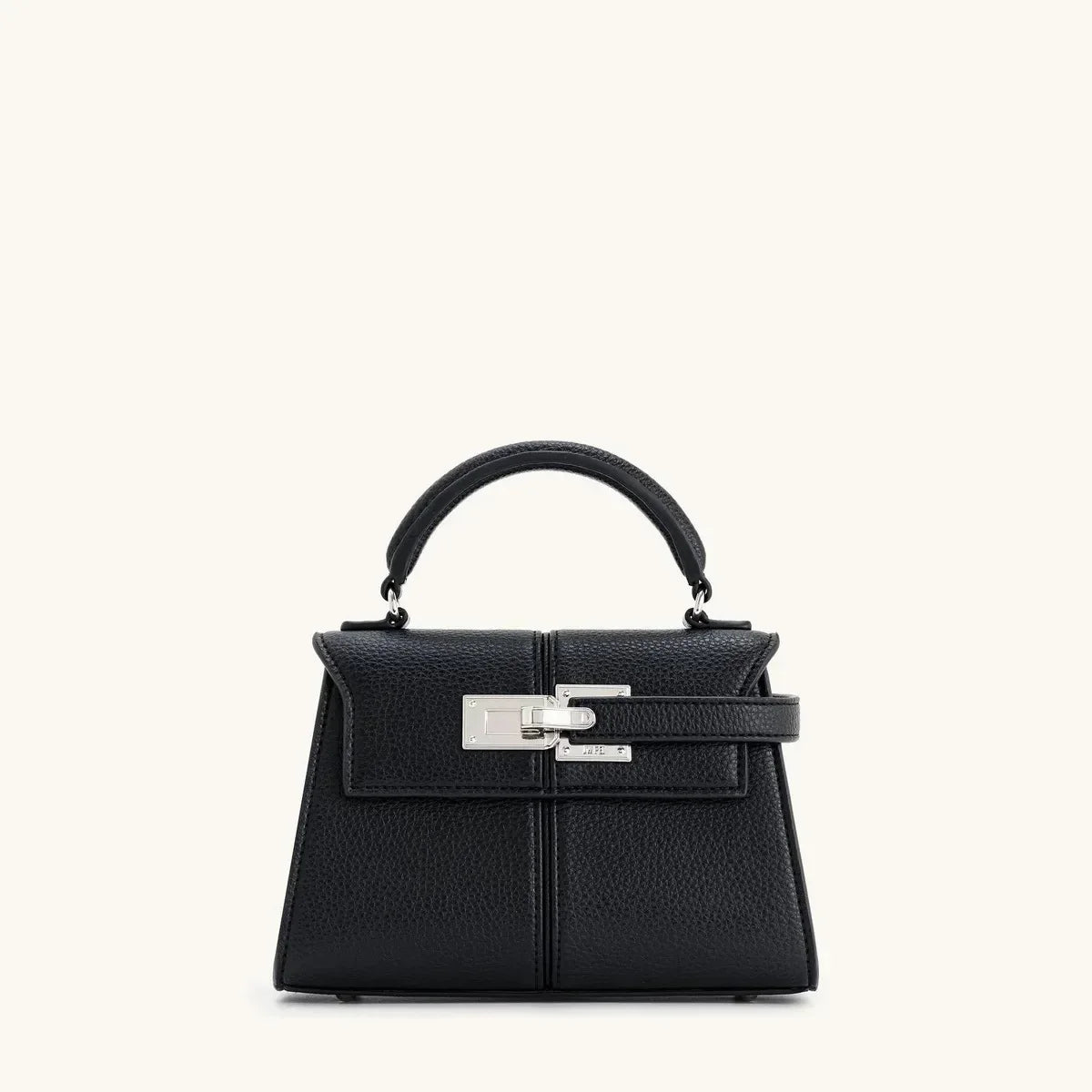 Holly | Women’s Structured Top-Handle Bag with Turn-Lock Closure