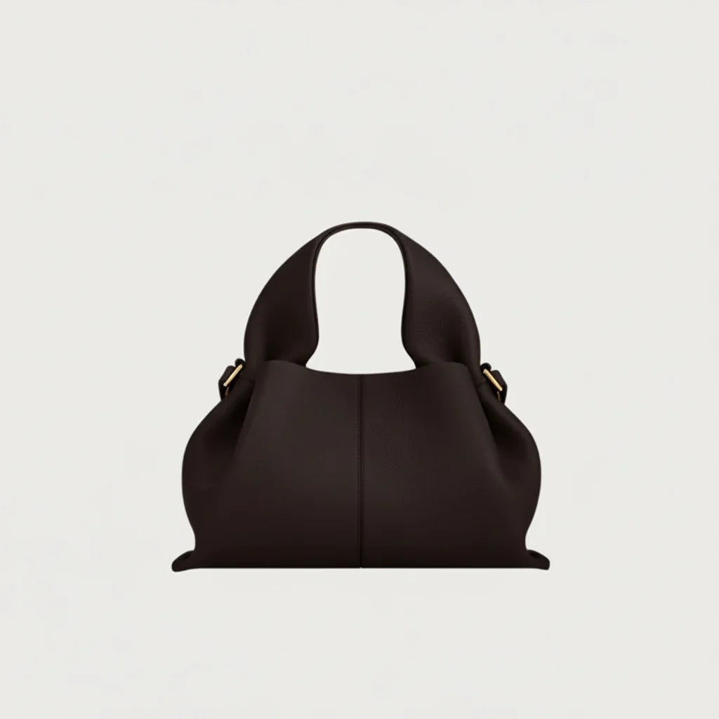 Monica | Women’s Slouchy Hobo Dumpling Bag with Sculpted Top Handle