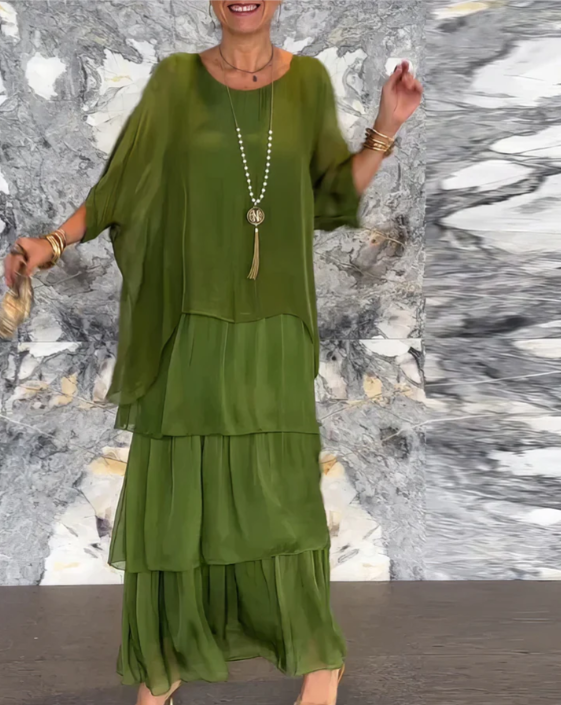 Lenora | Women's Elegant Flowing Maxi Dress