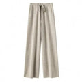 Cecilia | Women's Wide-Leg Elastic-Waist Knit Trousers