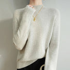 Marielle | Women's Relaxed Mock-Neck Knit Sweater