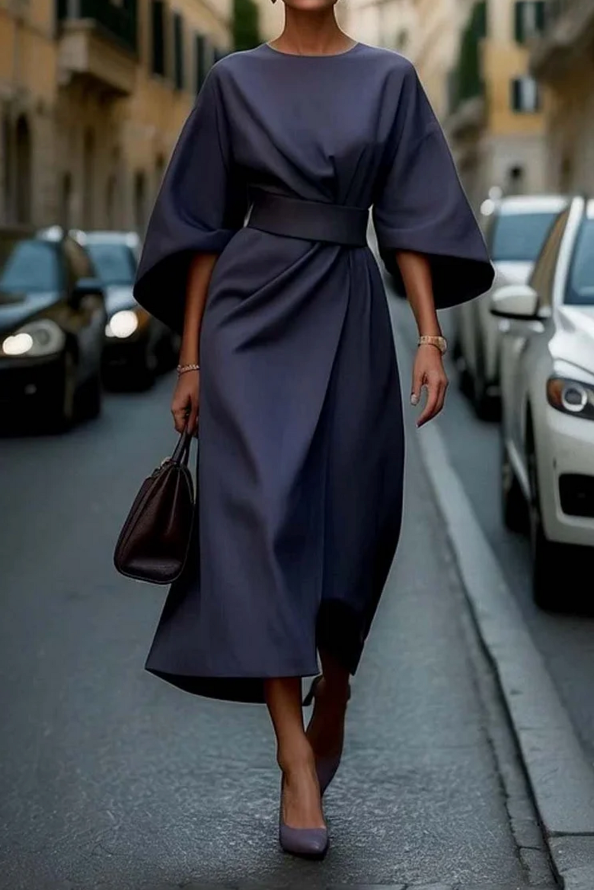 belted dress photograph