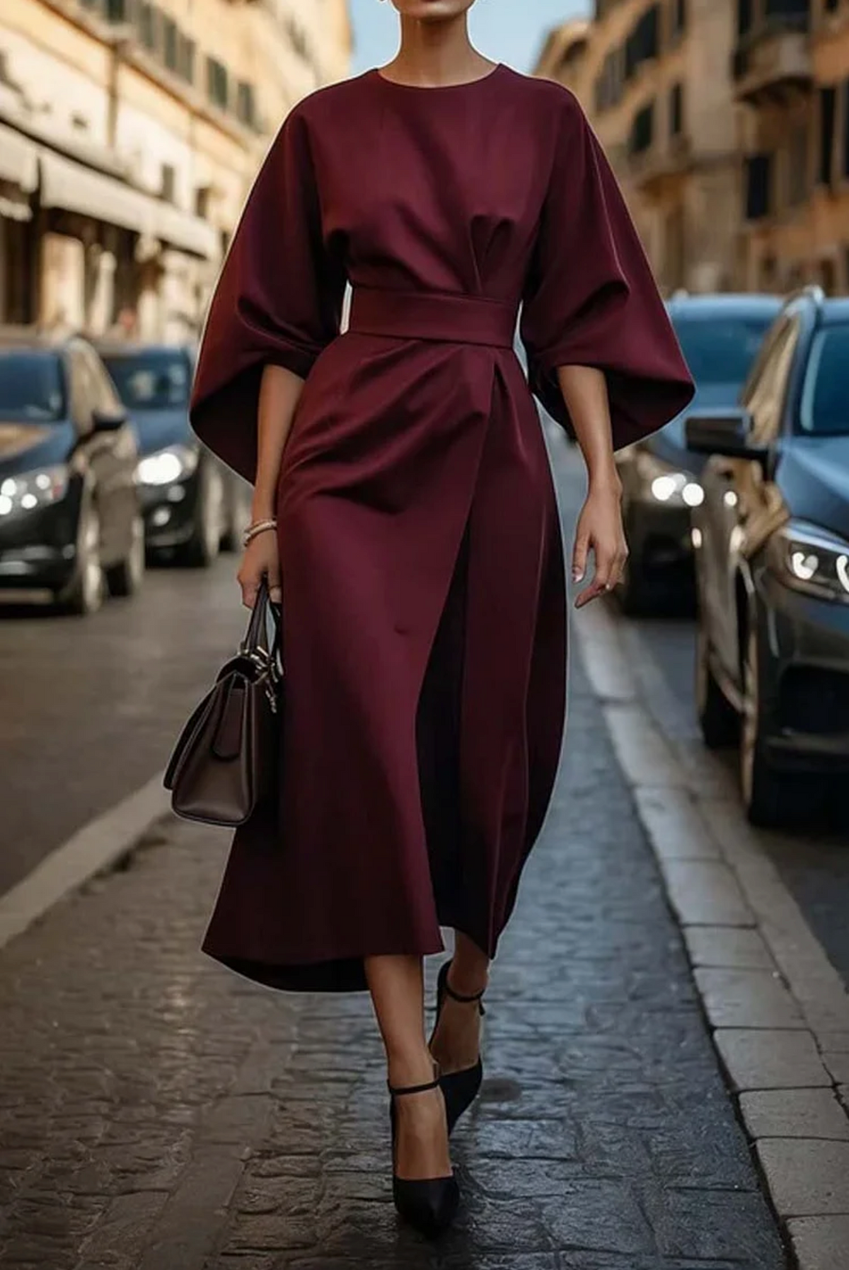 belted dress photograph