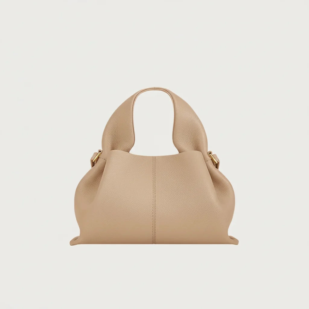 Monica | Women’s Slouchy Hobo Dumpling Bag with Sculpted Top Handle