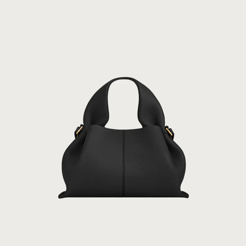 Monica | Women’s Slouchy Hobo Dumpling Bag with Sculpted Top Handle
