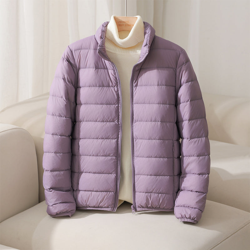 Lisette quilted puffer jacket - Lavender