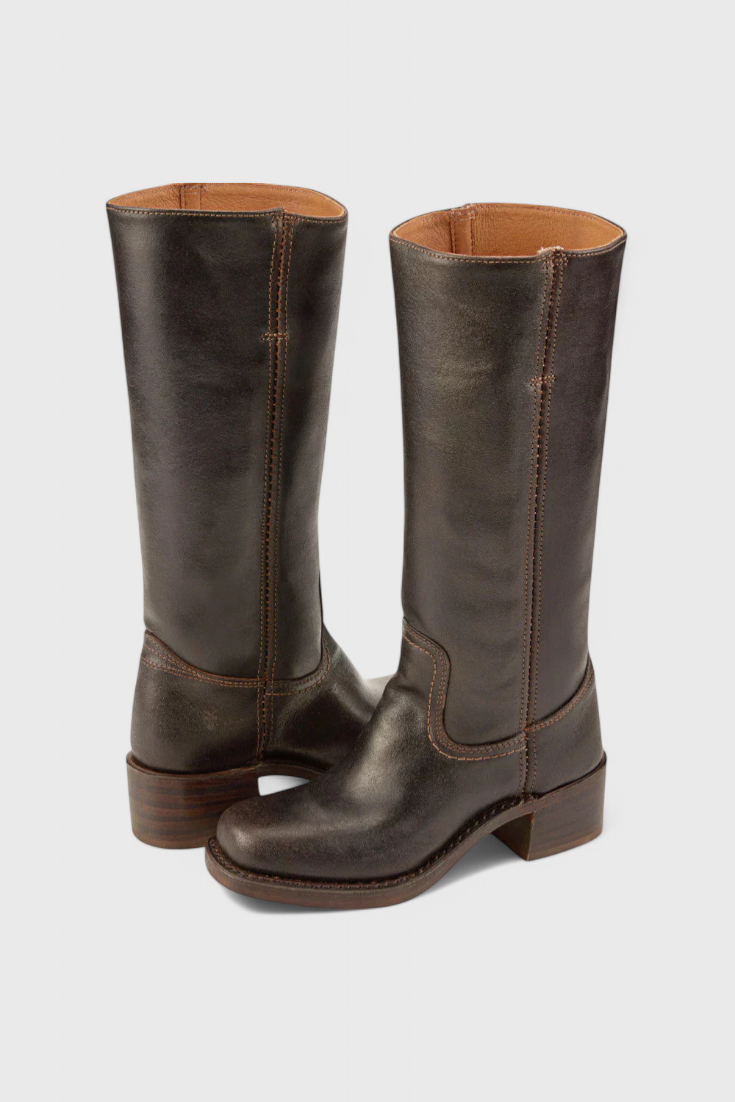 Evelina | Women's Classic Knee-High Heeled Boots product view