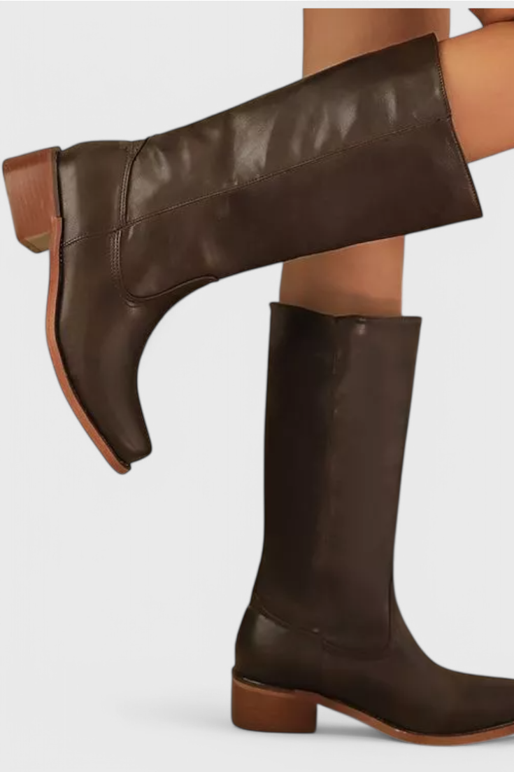 Evelina | Women's Classic Knee-High Heeled Boots product view