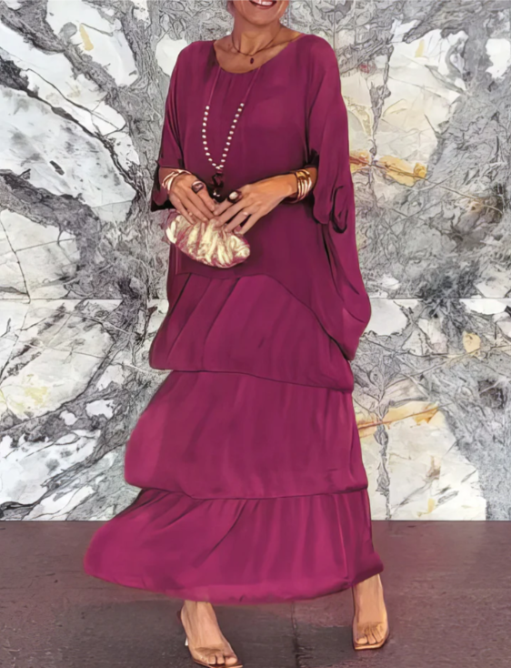 Lenora | Women's Elegant Flowing Maxi Dress