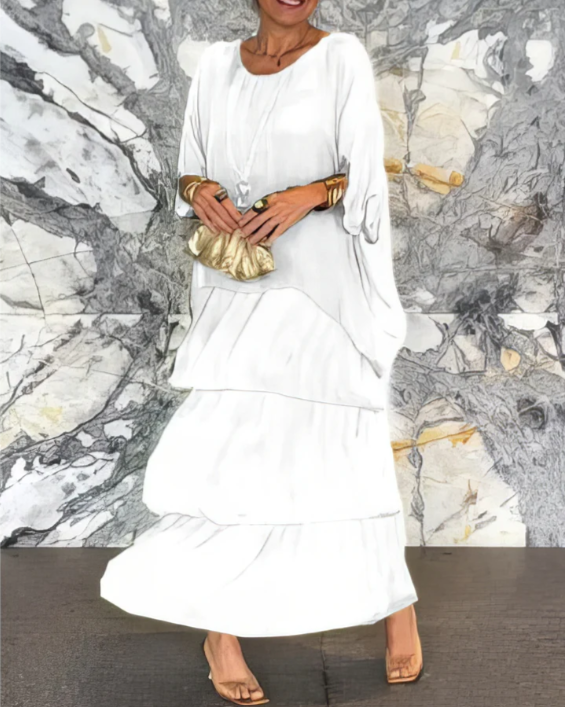 Lenora | Women's Elegant Flowing Maxi Dress