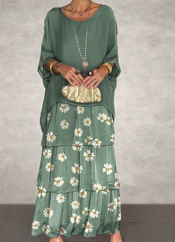 Lenora | Women's Elegant Flowing Maxi Dress