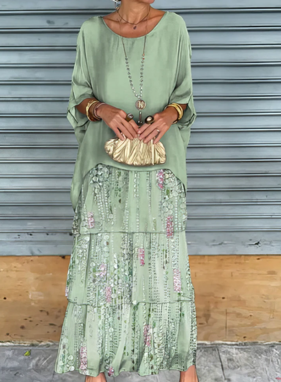 Lenora | Women's Elegant Flowing Maxi Dress