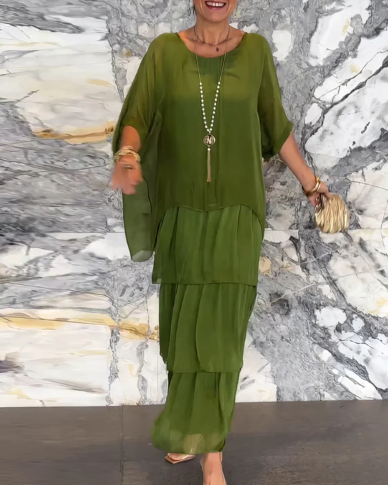 Lenora | Women's Elegant Flowing Maxi Dress