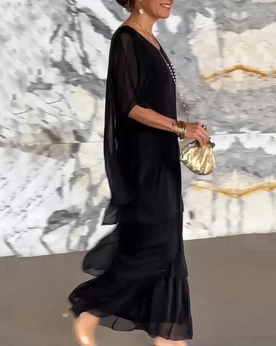 Lenora | Women's Elegant Flowing Maxi Dress