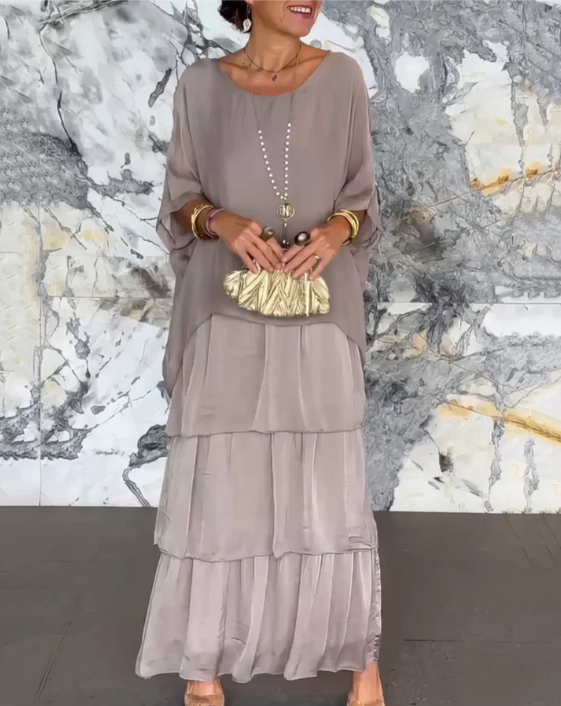 Lenora | Women's Elegant Flowing Maxi Dress