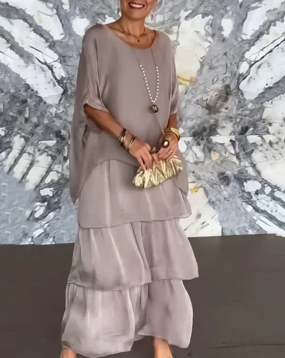 Lenora | Women's Elegant Flowing Maxi Dress