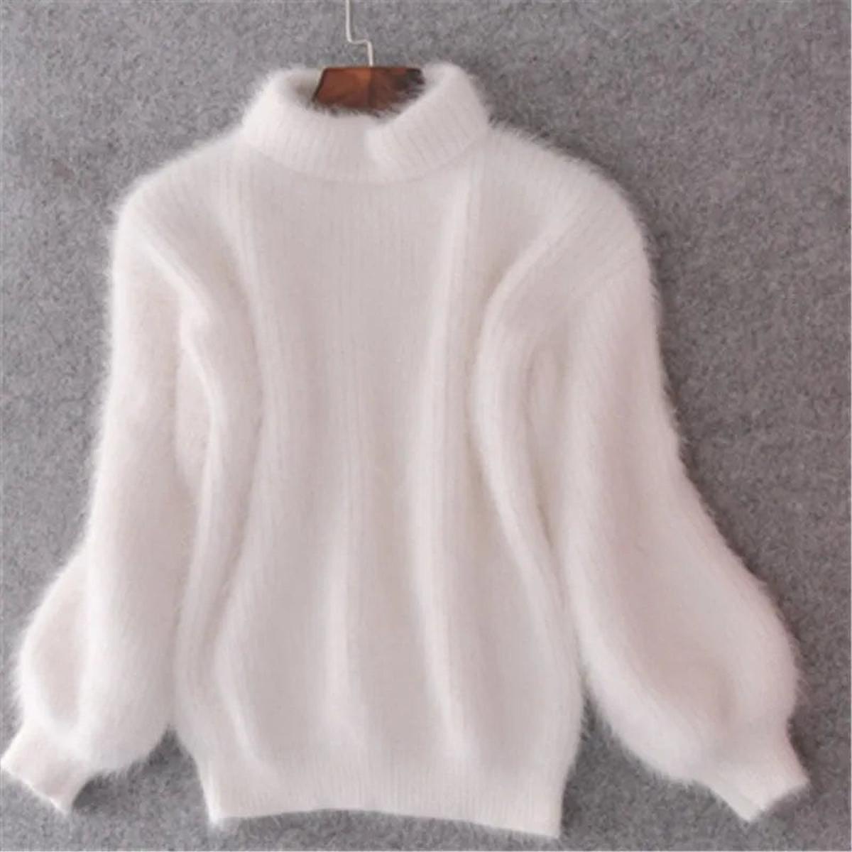Women's Relaxed High-Neck Everyday Sweater