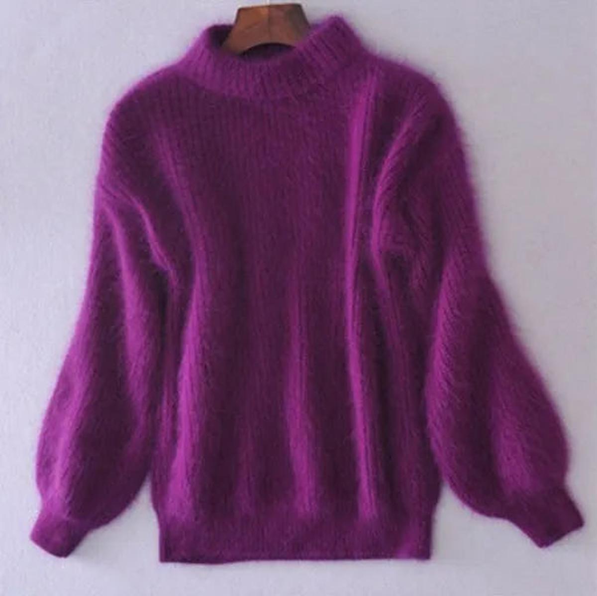 Women's Relaxed High-Neck Everyday Sweater
