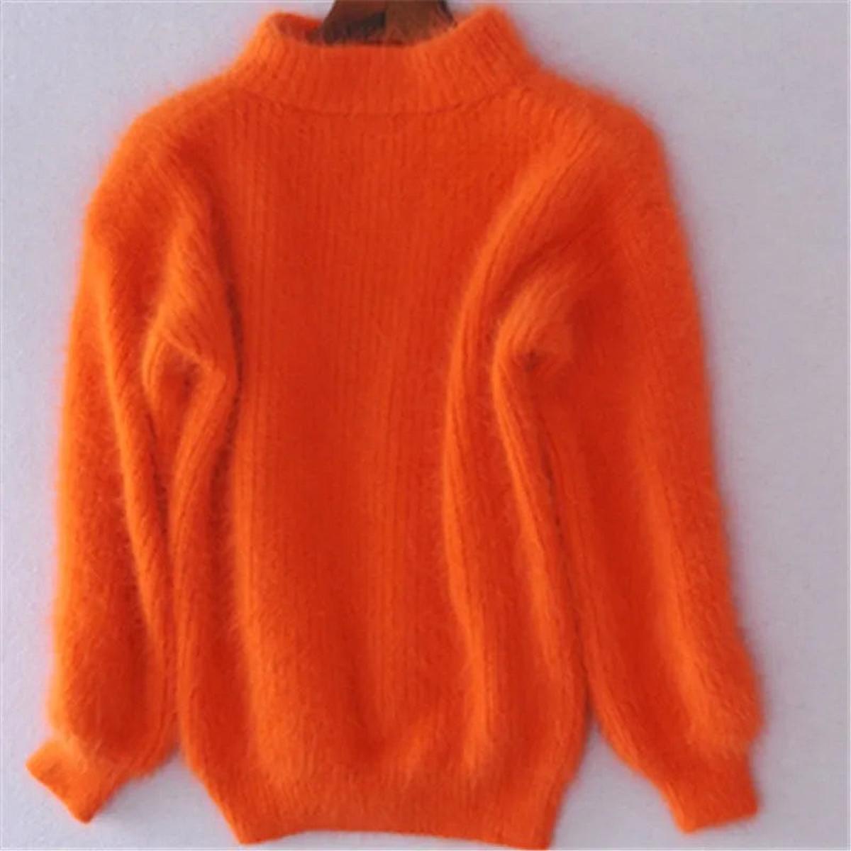 Women's Relaxed High-Neck Everyday Sweater