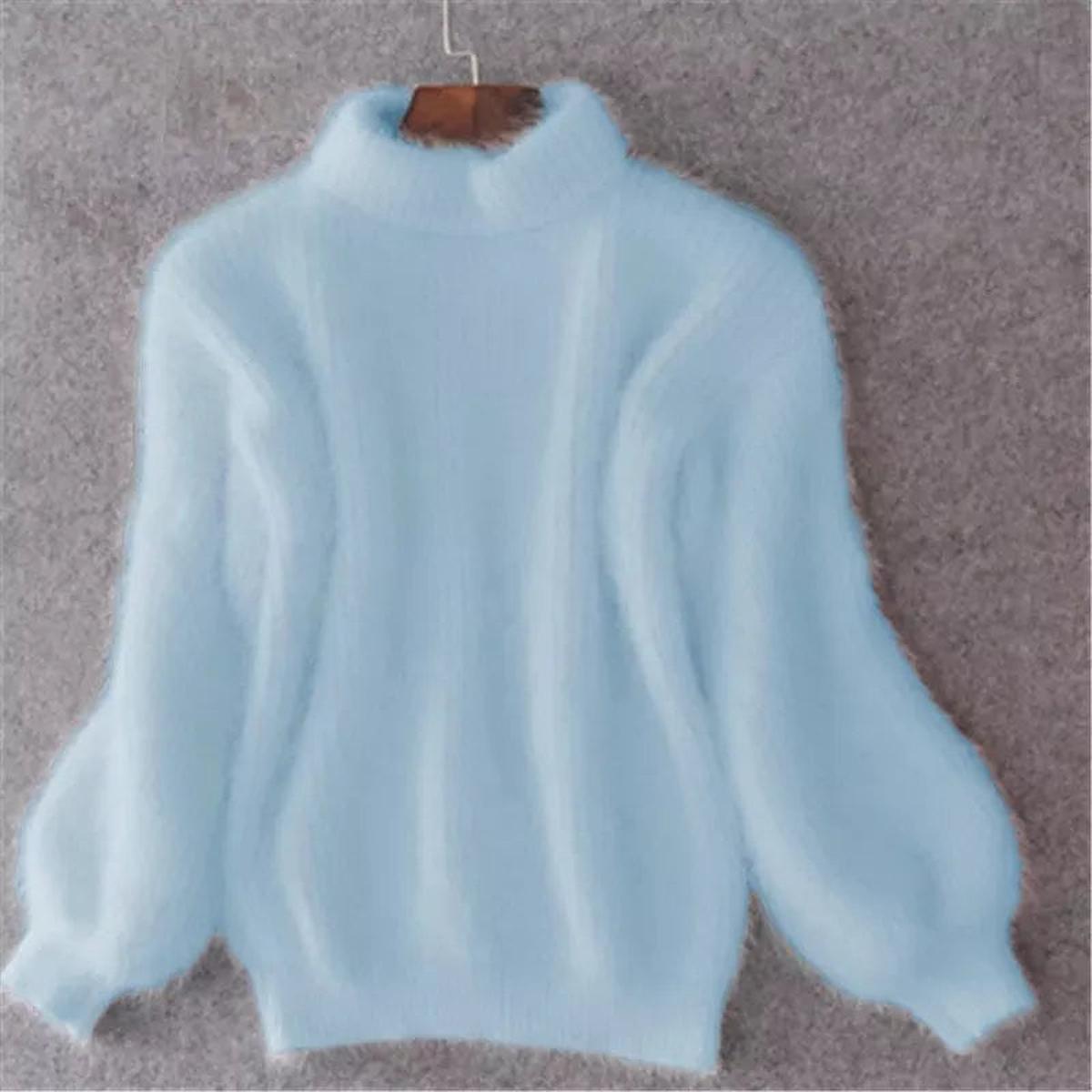 Women's Relaxed High-Neck Everyday Sweater