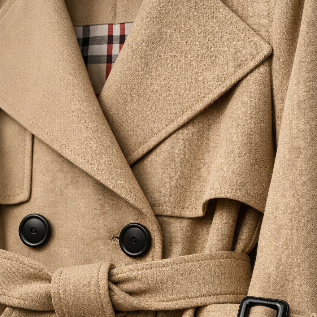 Prudence | Women's Long Tailored Belted Trench Coat