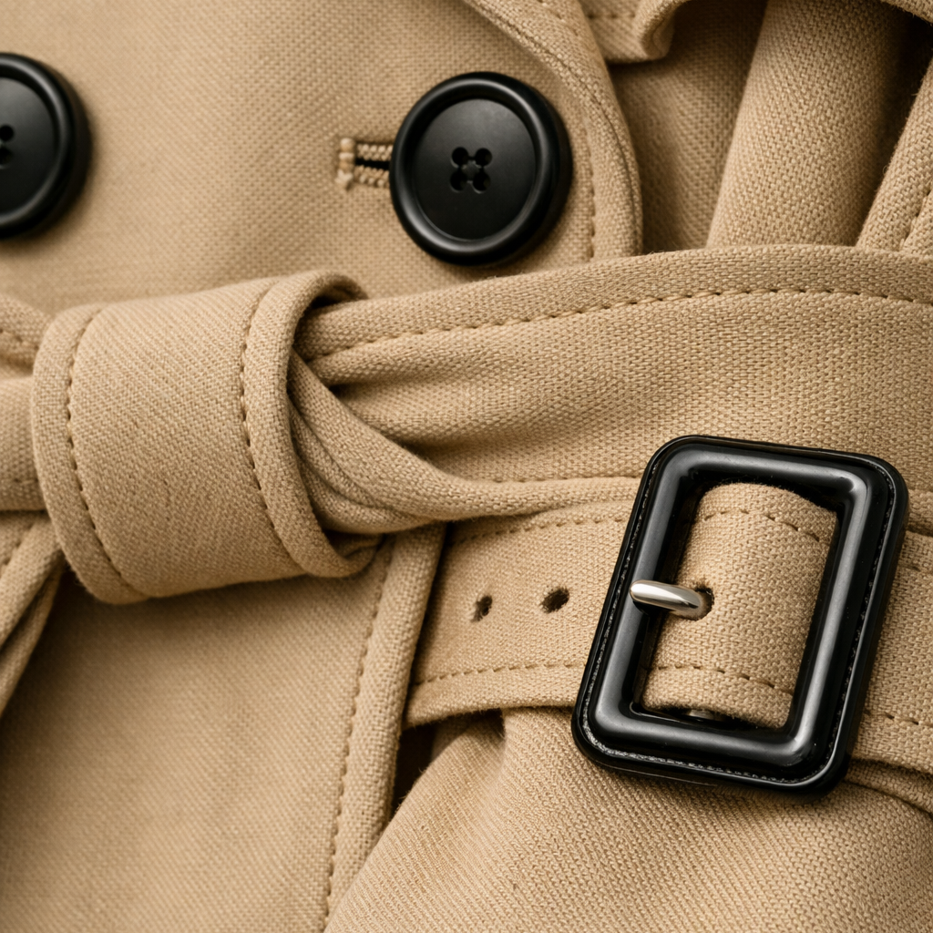 Prudence | Women's Long Tailored Belted Trench Coat