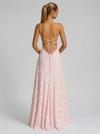 Isadora | Women's Floral Print Sculpted Maxi Dress