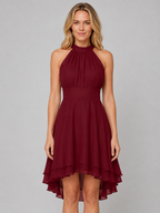 Margaux halter dress - Burgundy