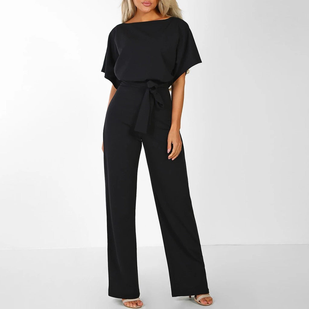Anita | Women's Wide-Leg Belted Jumpsuit