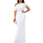Rosalind evening maxi dress - White