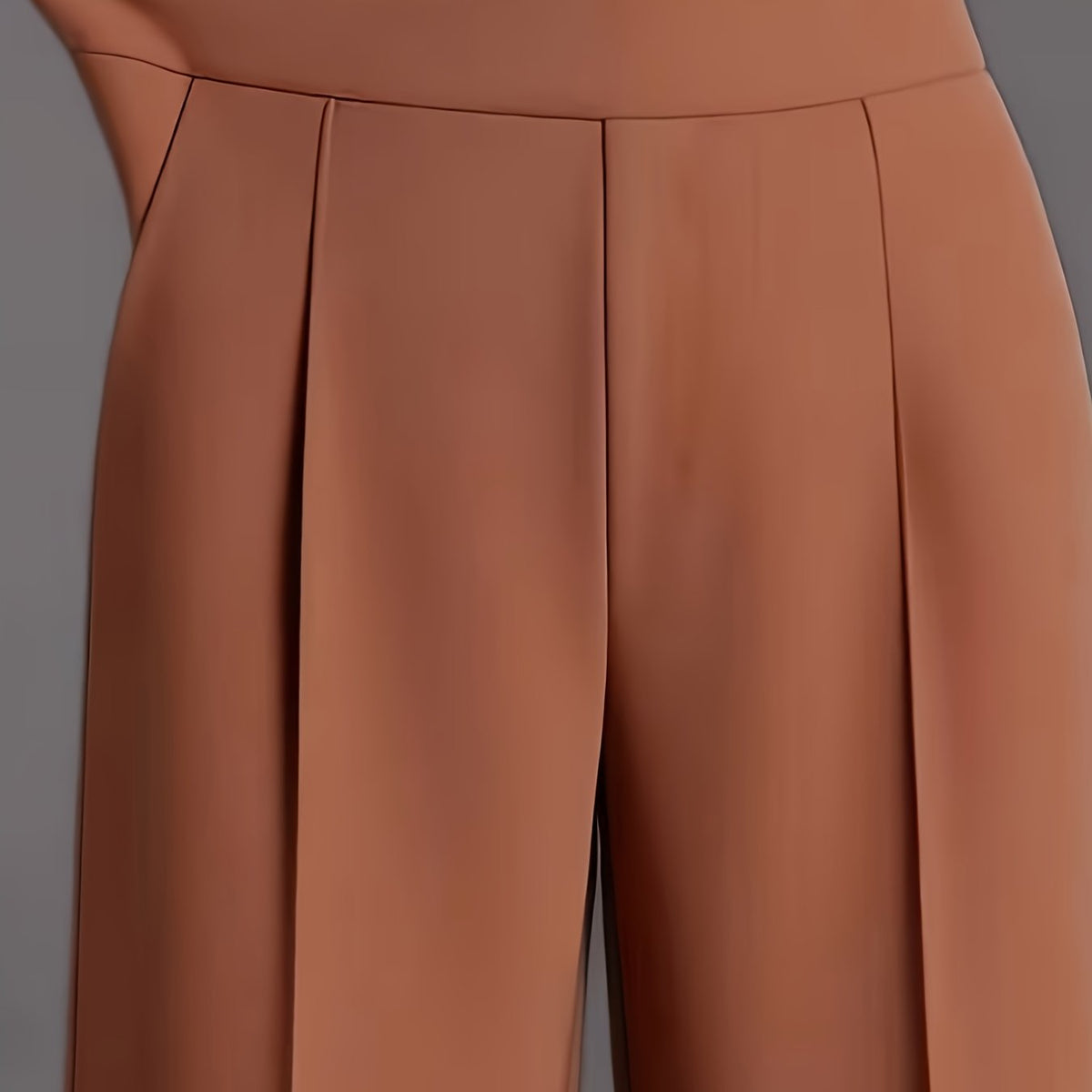 Constance wide-leg pants - Chocolate