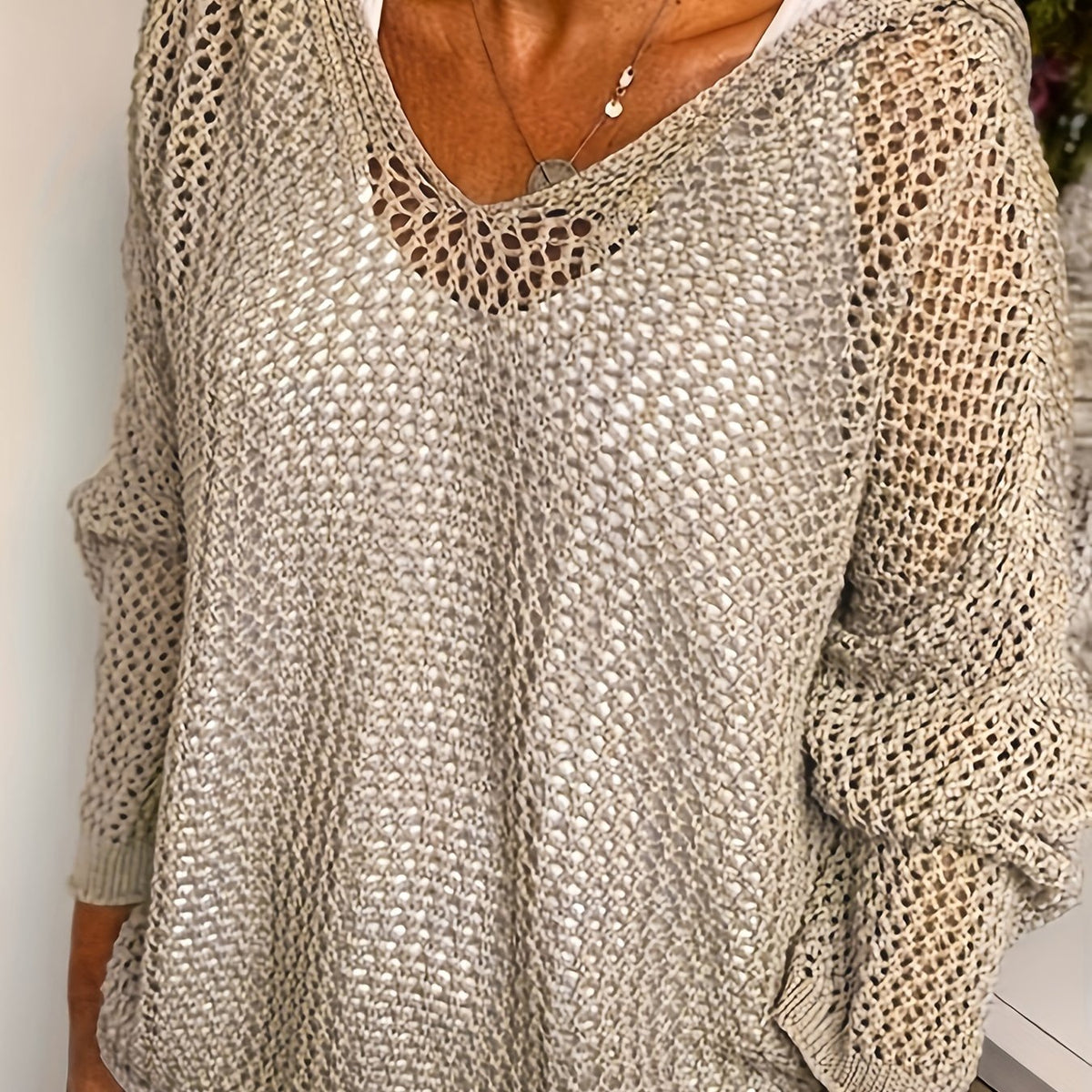 Valentina hooded sweater - Khaki