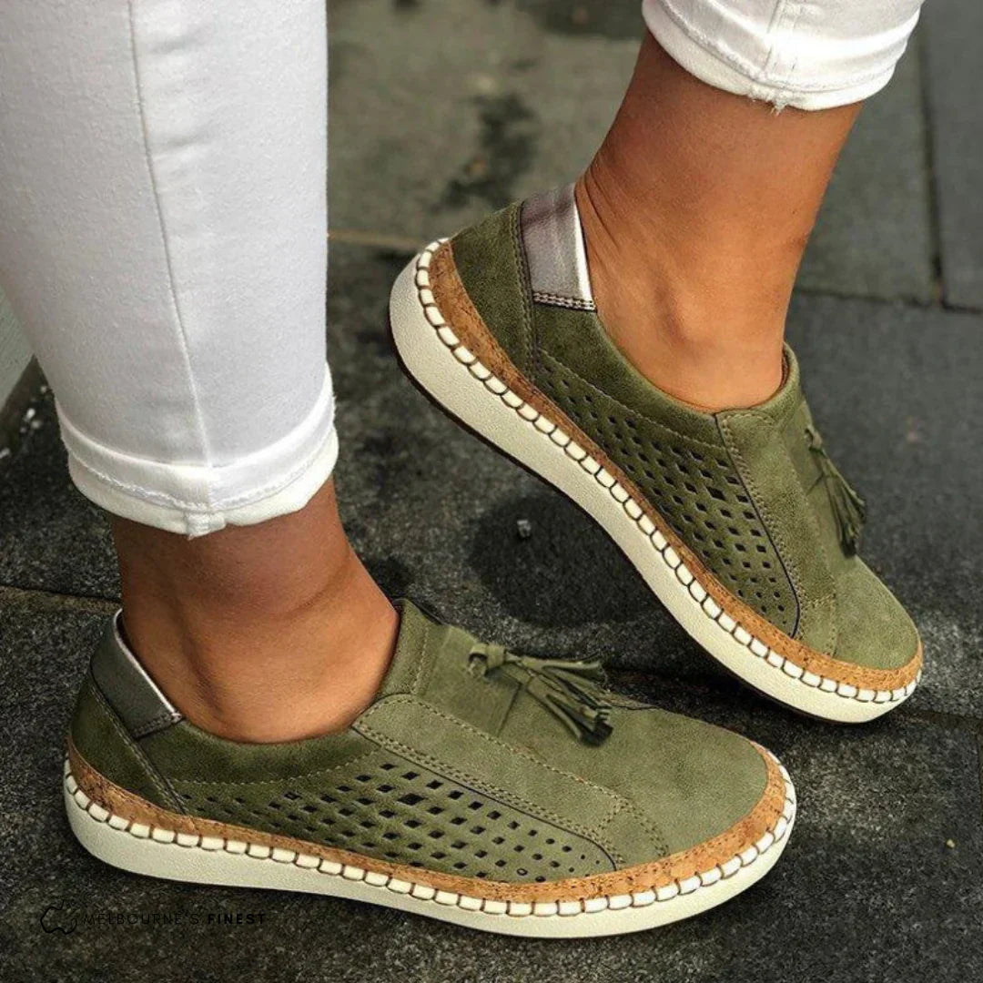 Women's Supportive Slip On Sneakers For Walking