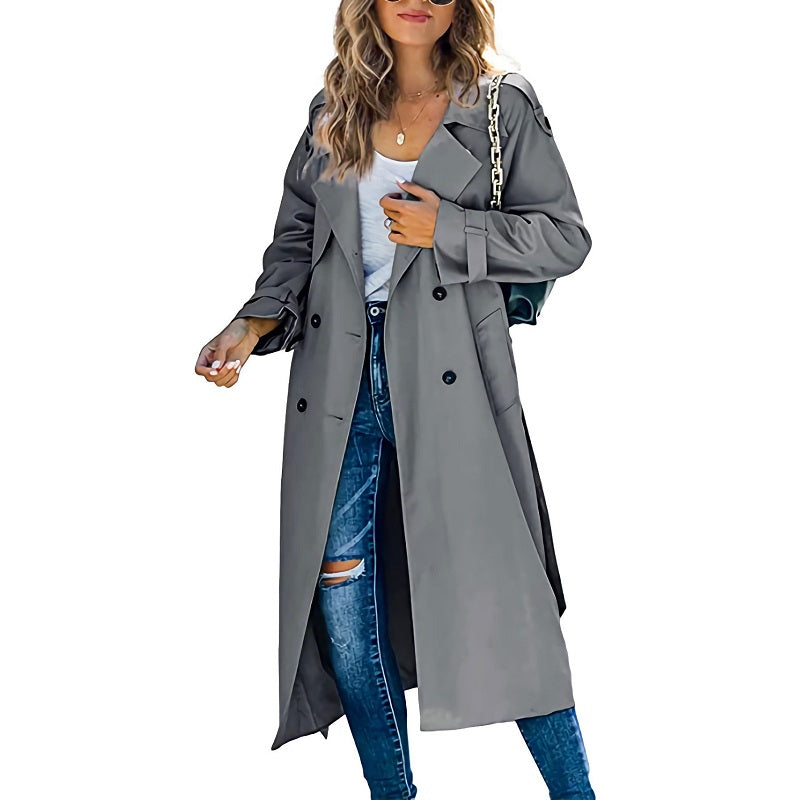 Lucienne trench coat - Gray