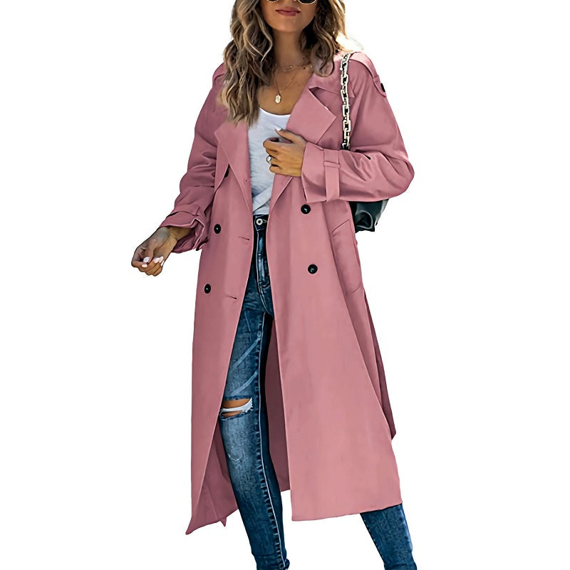 Lucienne trench coat - Pink