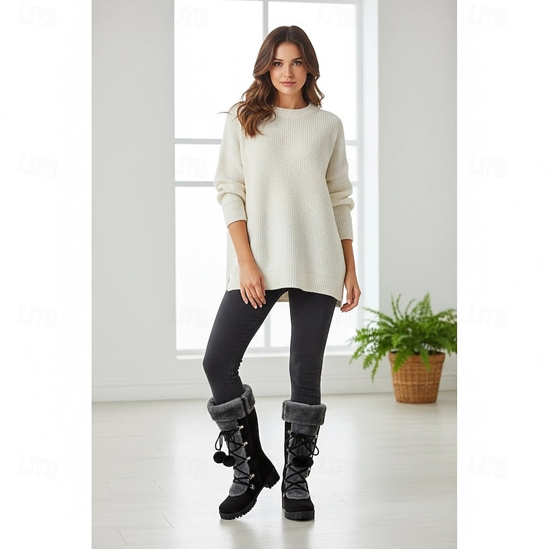 Eugenia winter boots - styled indoors