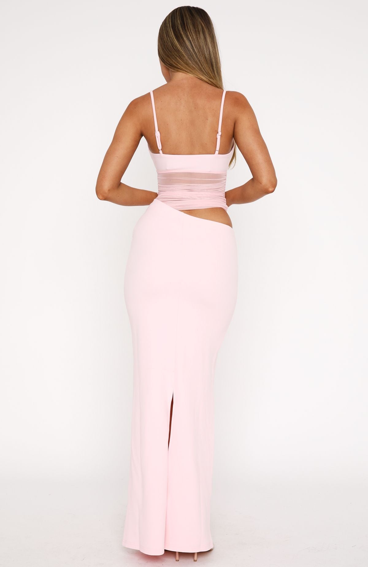 Livia | Mesh Cut Out Maxi Dress