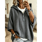 Mirabel hooded knit sweater - Grey