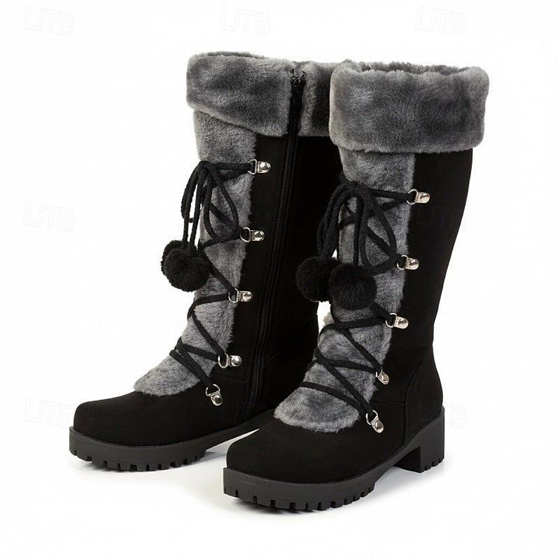 Eugenia winter boots - Black side view