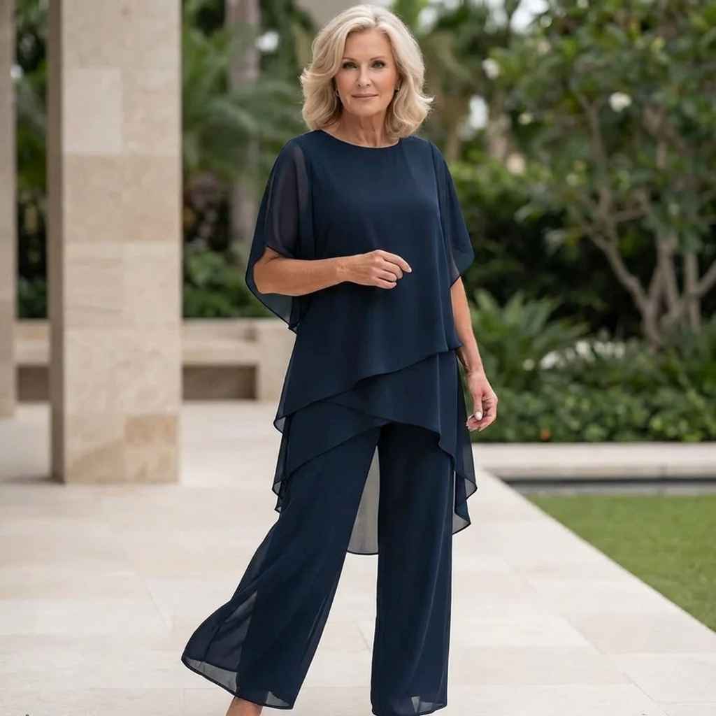 palazzo trouser set photo