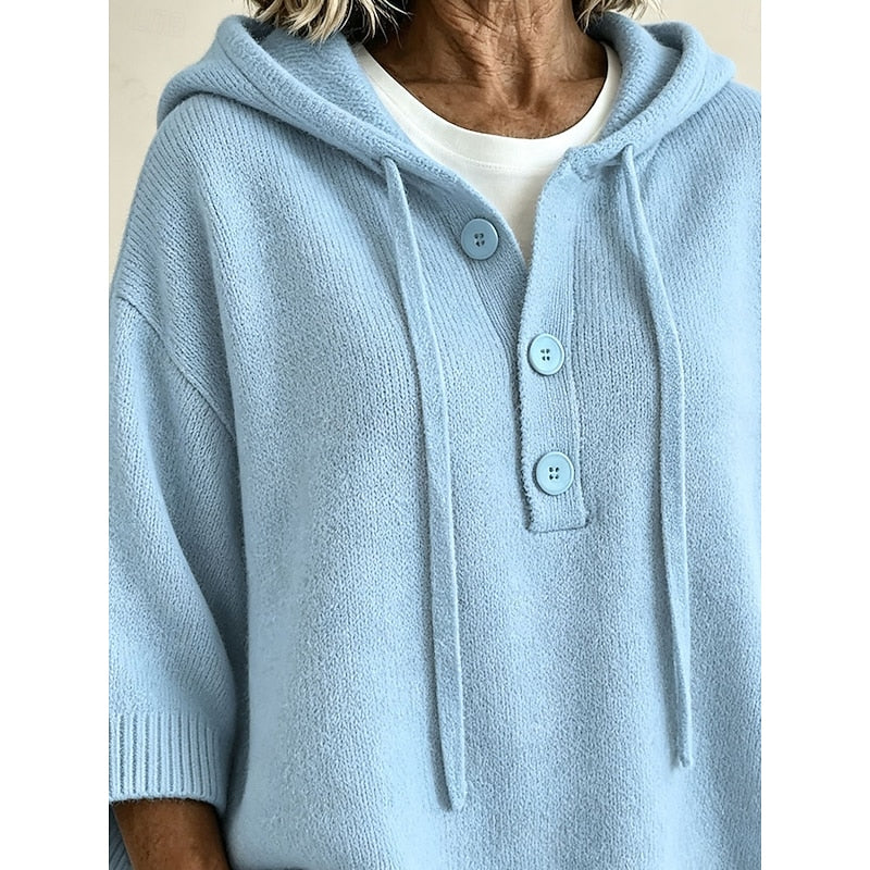 Mirabel hooded knit sweater - detail