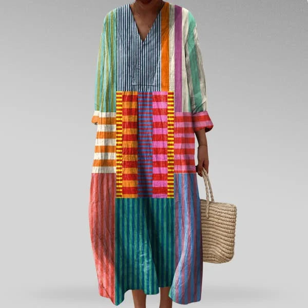 geometric-print dress photo