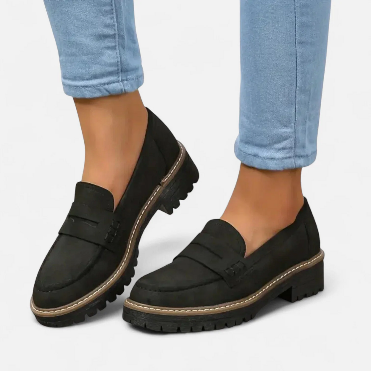 Naomi | Women's Heeled Slip-On Loafers product photo 4