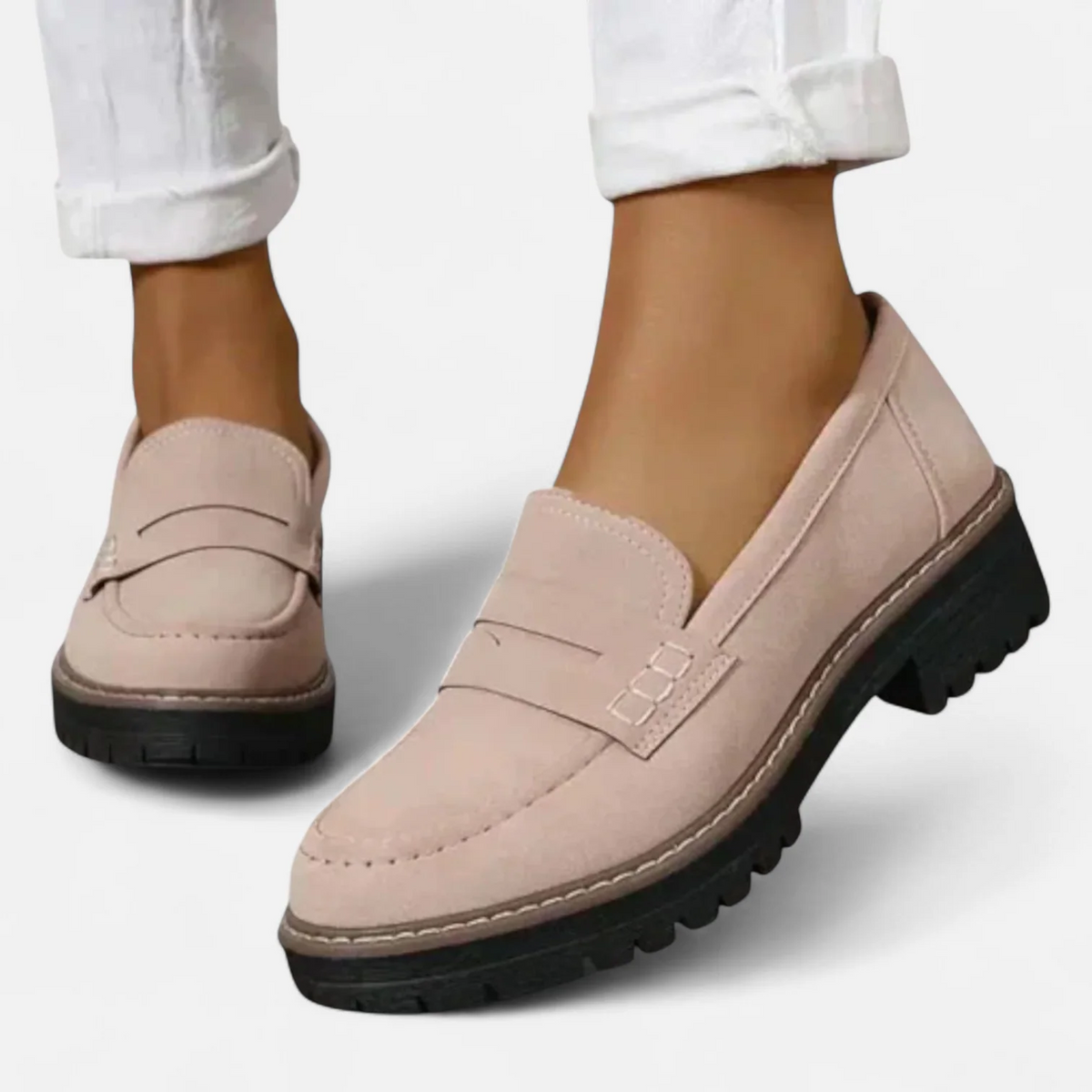 Naomi | Women's Heeled Slip-On Loafers product photo 6